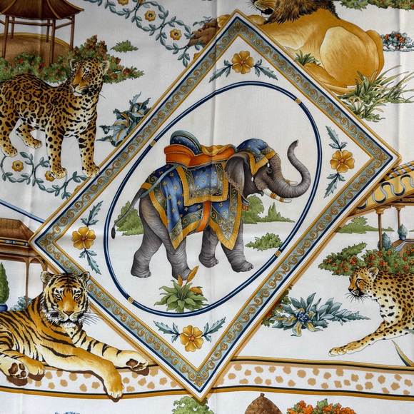 Salvatore Ferragamo 100% Silk Twill Scarf - Picture 6 of 11